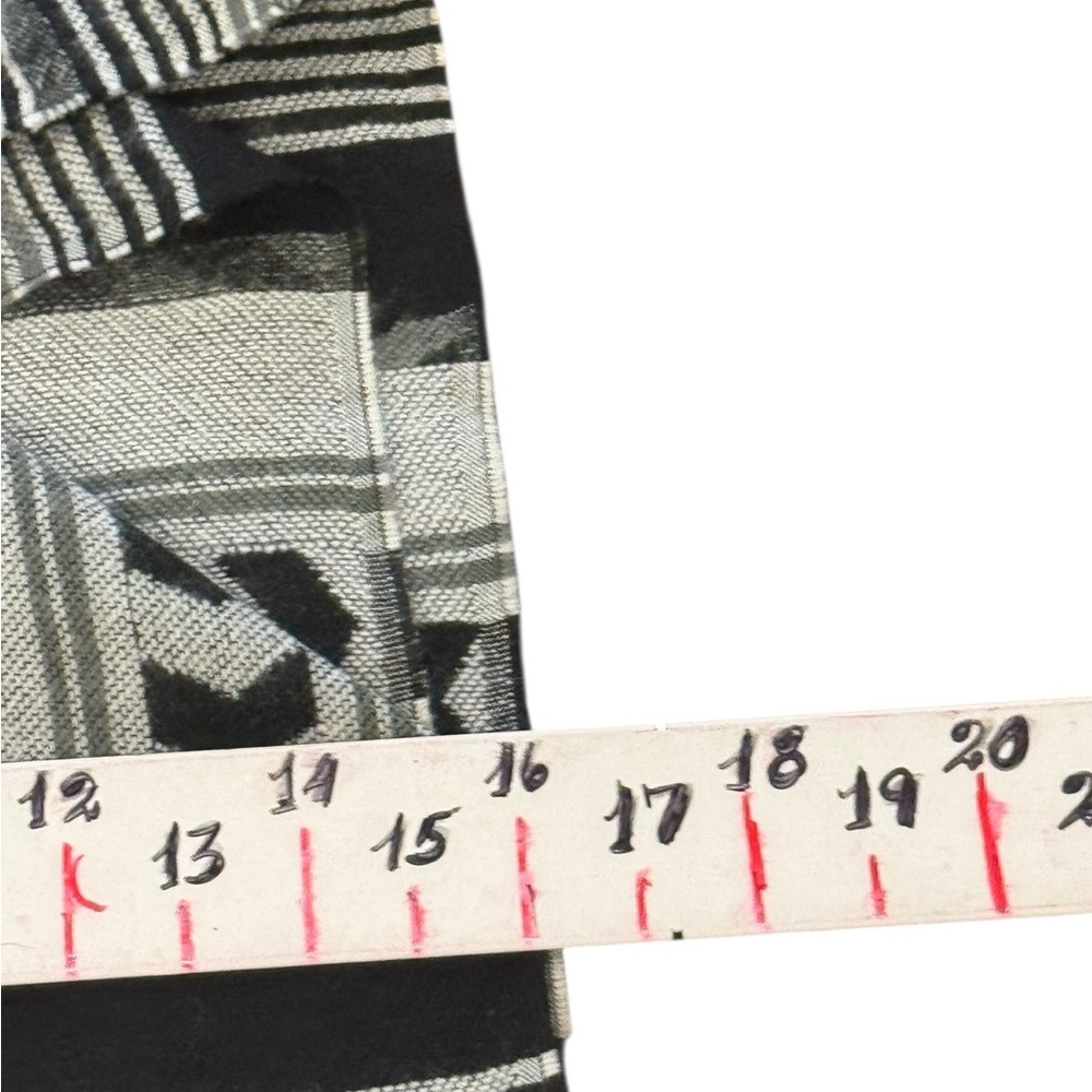 Elegant Gray and Black Patterned Throw /oversized… - image 5